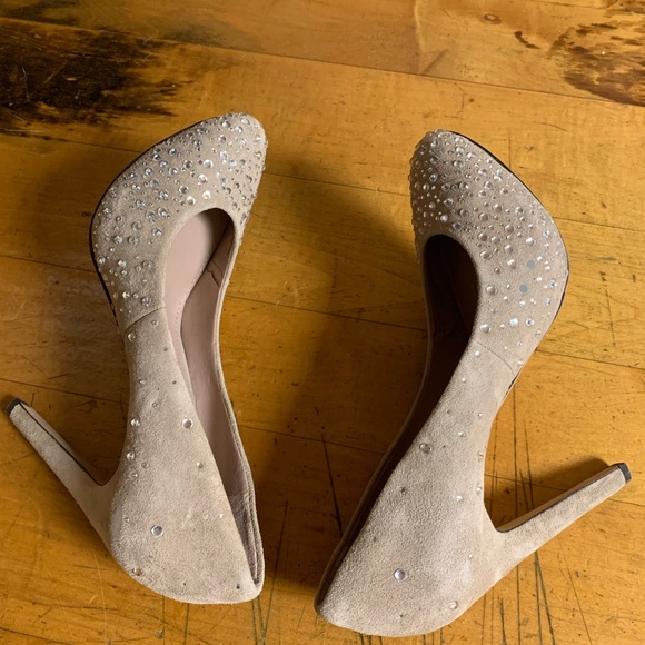 💋Vince Camuto Suede Pump Blush 7.5 - Picture 8 of 15